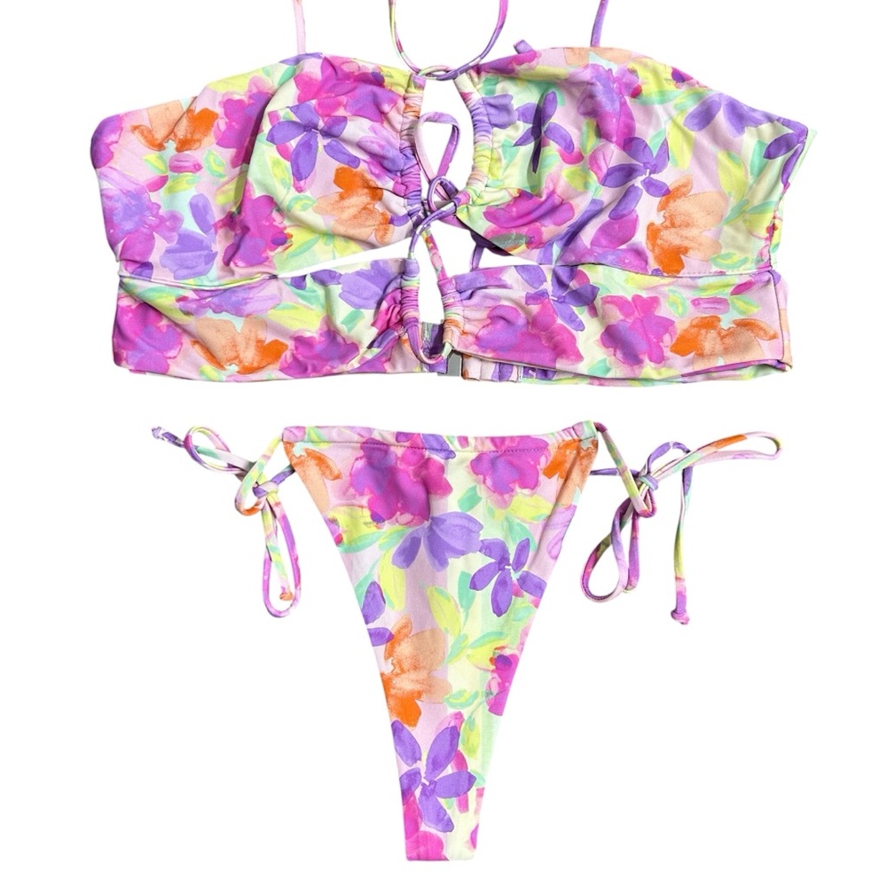 For Love and Lemons Cydney Brazilian Thong Swim Set - Picture 2 of 9